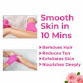 Meeoow Club 10 Min Painless Body Wax Orange Hair Removal Powder for Women