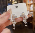 Silver Plated Pearl Earrings for Women