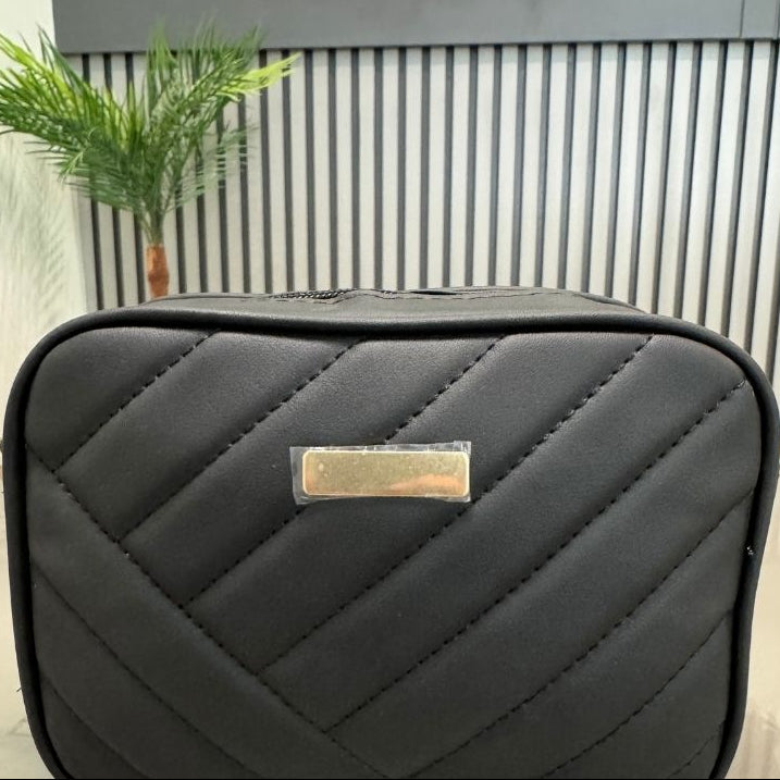 Black Leather Handbag for Girls & Women | Stylish Shoulder & Crossbody Bag | Daily Use & Gift