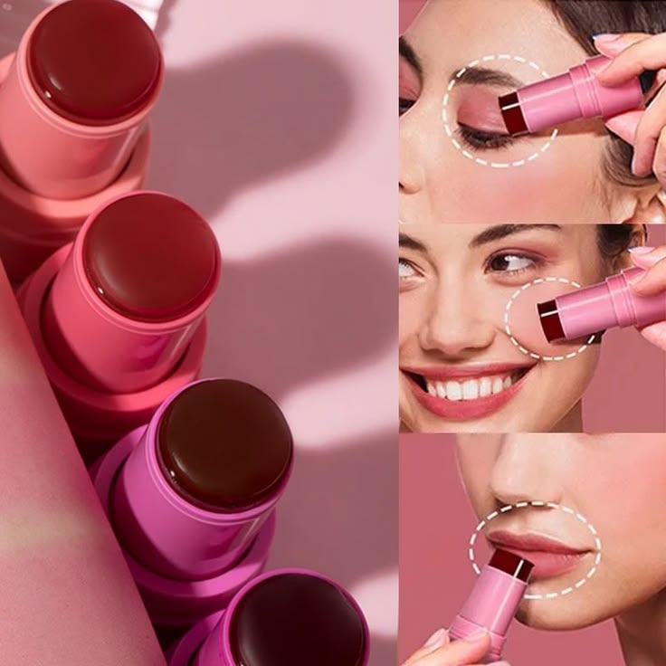 Jelly Tint Set of 4 – Long Lasting Lip & Cheek Tint Collection